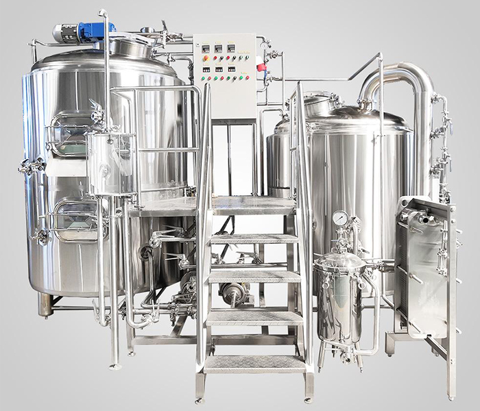 Cervecería de acero inoxidable de 2 recipientes de 1000L